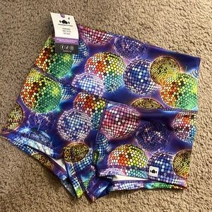 NWT WOD BOTTOM Disco Shorts